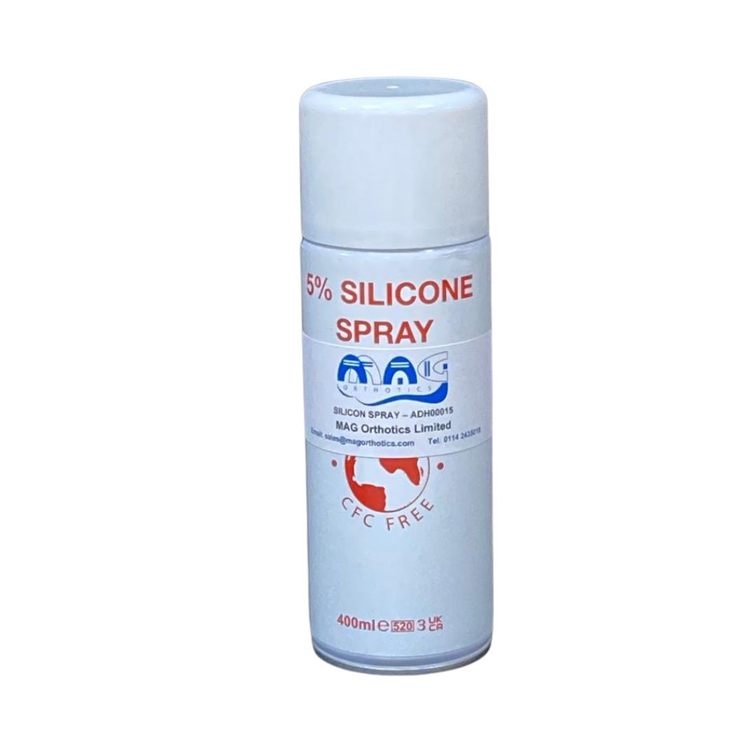 Silicone spray, 400ml. Manufacturer: SONAX. Silicone Spray is colourless.  It displaces water and offers very good lubric